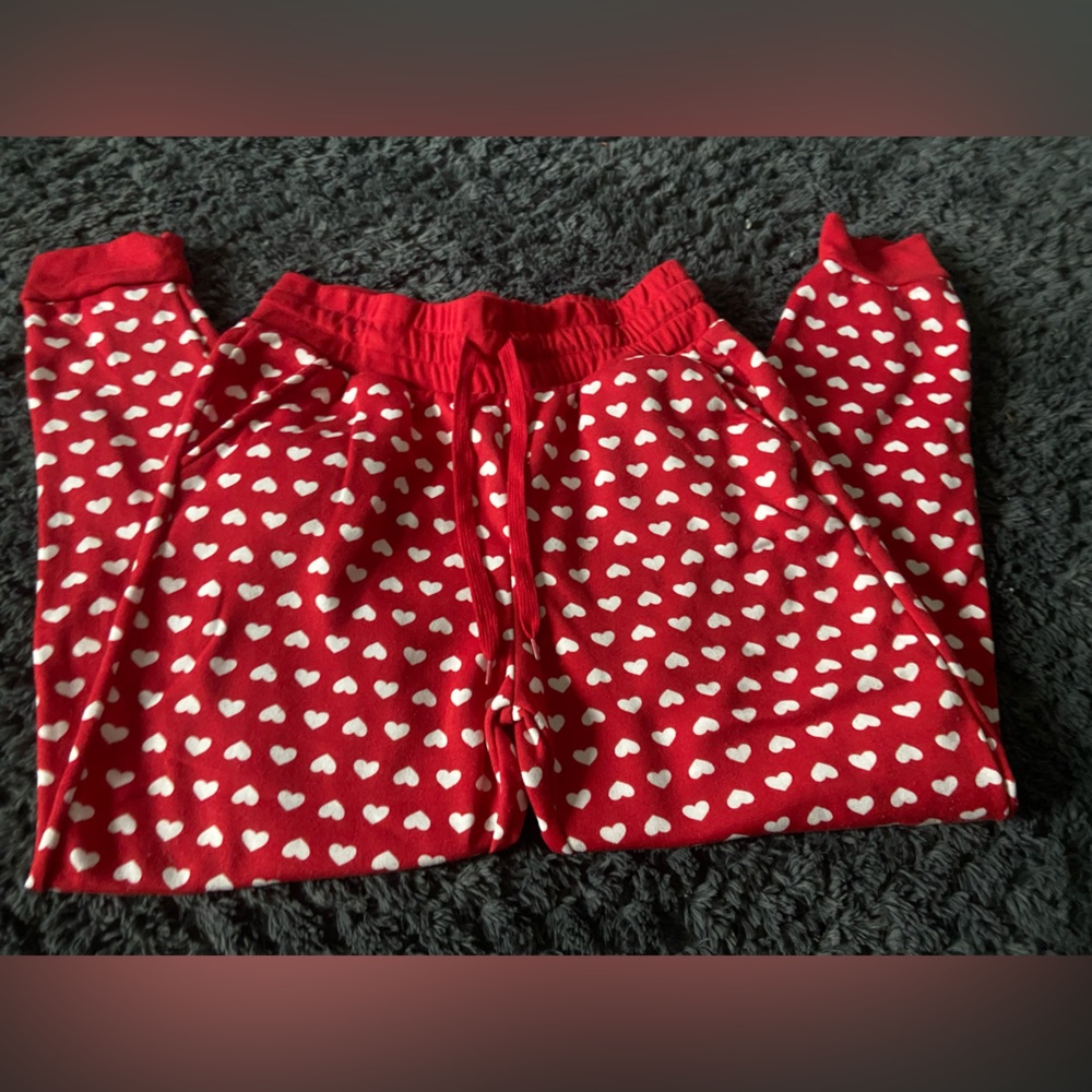 like new valentines sweat pants